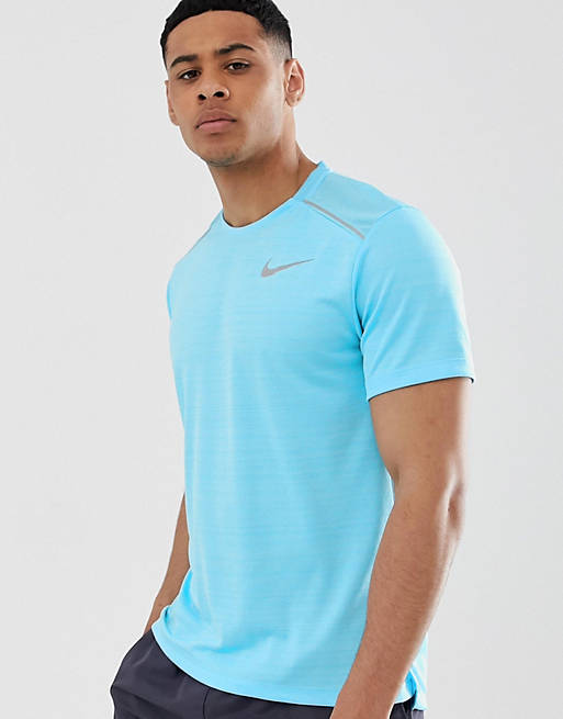 Afsnijden Geest Aanbeveling Nike Running Dry Miler t-shirt in blue | ASOS