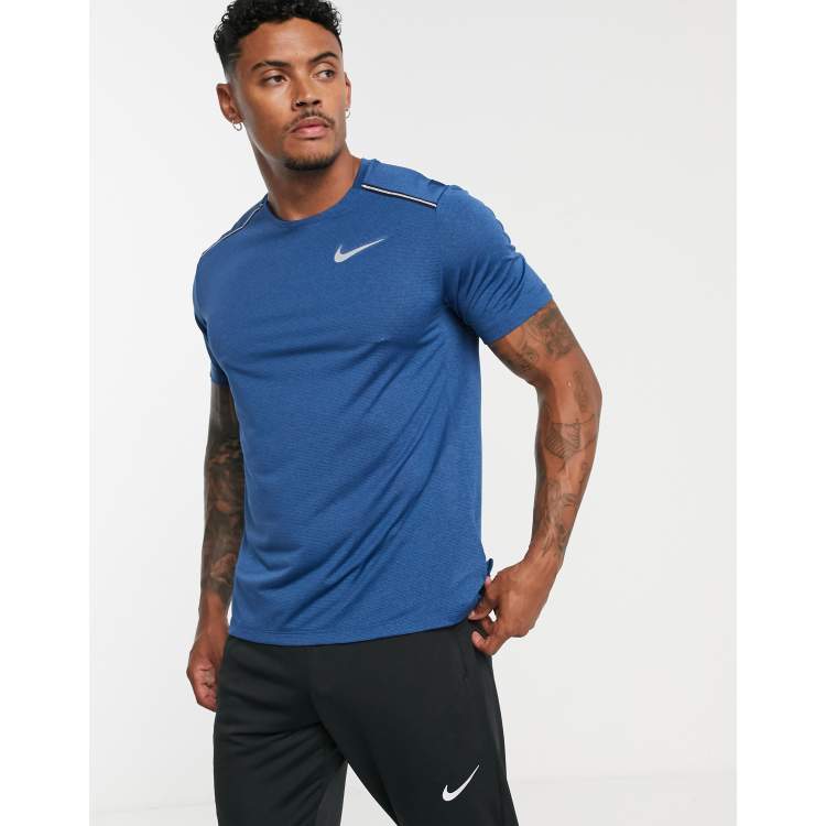 Dri fit miler blue hotsell t shirt