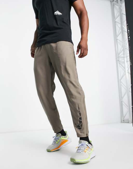 Nike Running DYE Challenger Dri-FIT joggers in stone