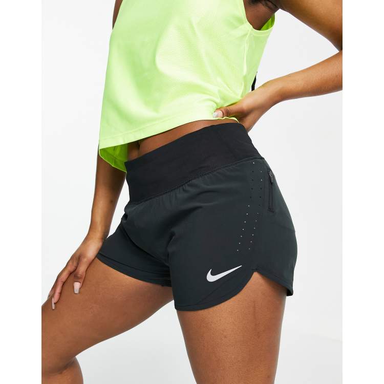 Nike Running Dri-Fit 3in 2 in 1 shorts in blue