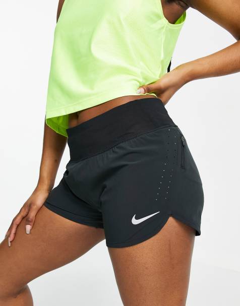 Nike Running eclipse 3-inch shorts in black