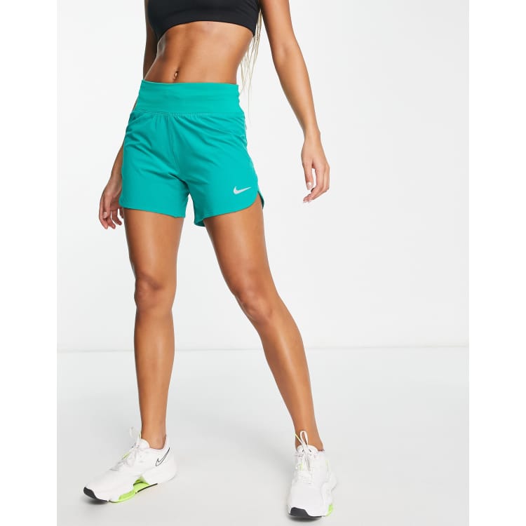 green nike running shorts