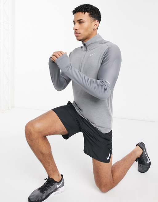 Mens nike best sale running quarter zip