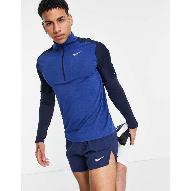 Men's quarter zip clearance nike