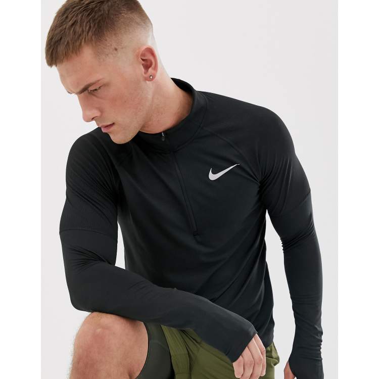 Nike Running Element 2.0 Half Zip Sweat In Black ASOS