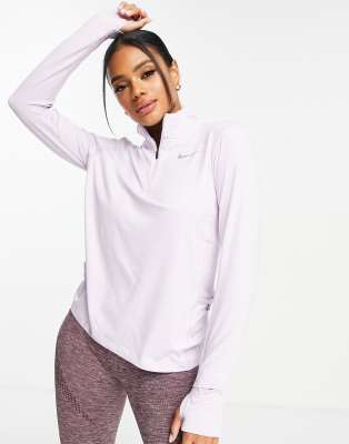 nike running element half zip top women's