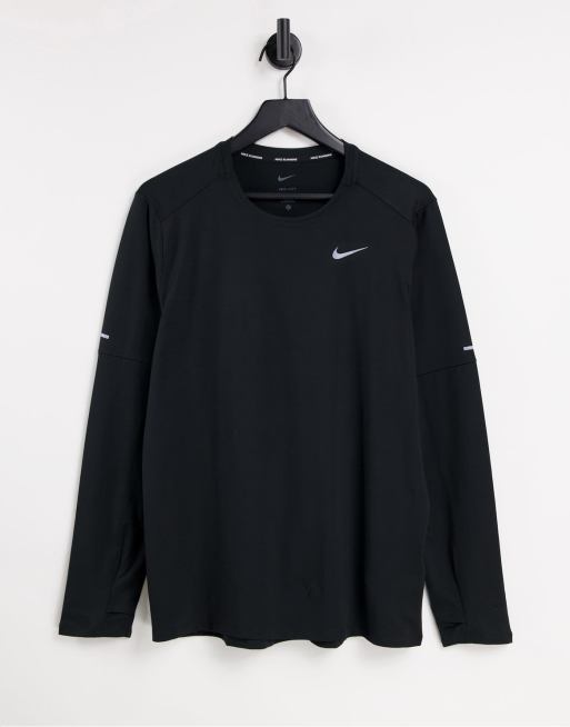 Nike Running - Element Dri-FIT - Pull ras de cou - Noir