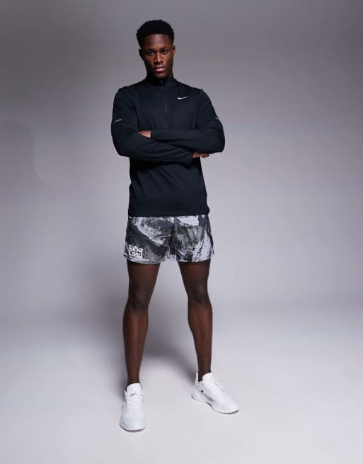 Nike Running Element Dri-FIT zip jacket in black | ASOS