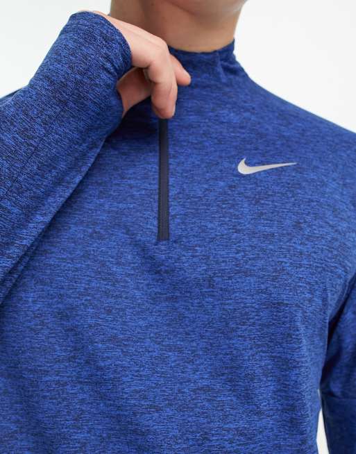 Nike Running Haut De Survetement Nike Bleu Nike Running Element