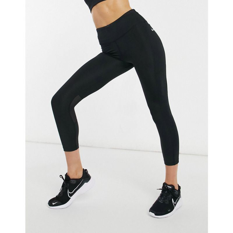 Activewear w3v86 Nike Running - Epic Fast - Leggings corti neri