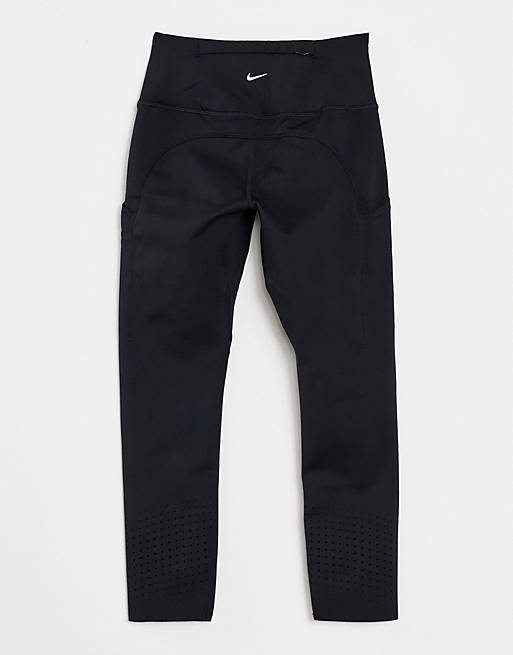 Trousers & Leggings Nike Running Epic Luxe cropped leggings in black 