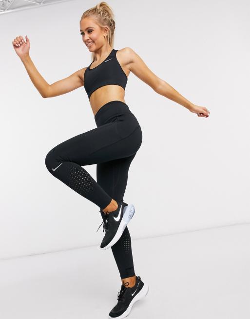 Laptop Kreunt Bevatten Nike Running epic luxe tight in black | ASOS