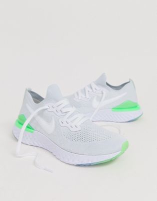 Nike Running - Epic React 2 Flyknit - Sneakers bianche | ASOS