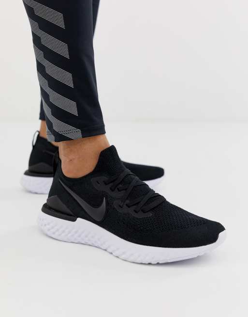 nike running epic react black