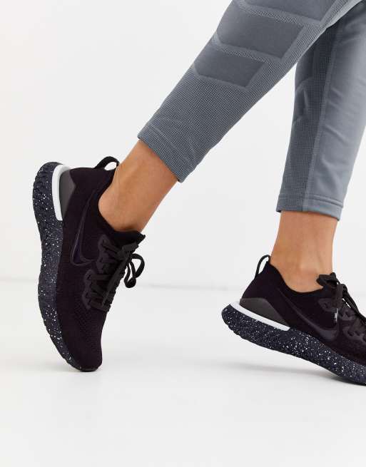 nike epic react flyknit femme argent