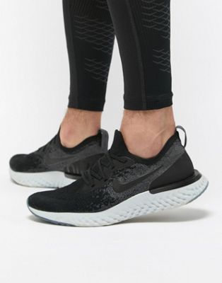 nike running epic react flyknit trainers