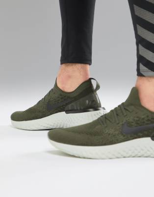nike epic react flyknit verde