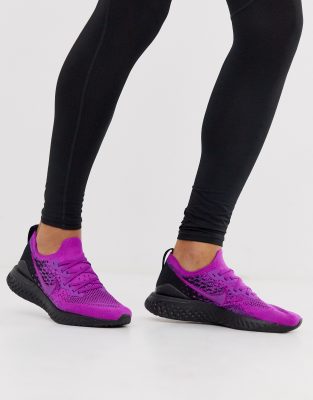 nike epic react flyknit violet