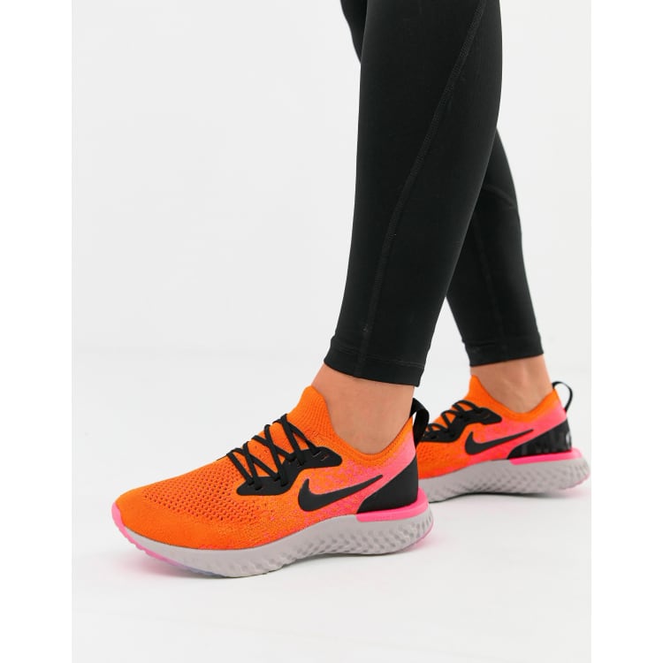 Nike epic hot sale react orange