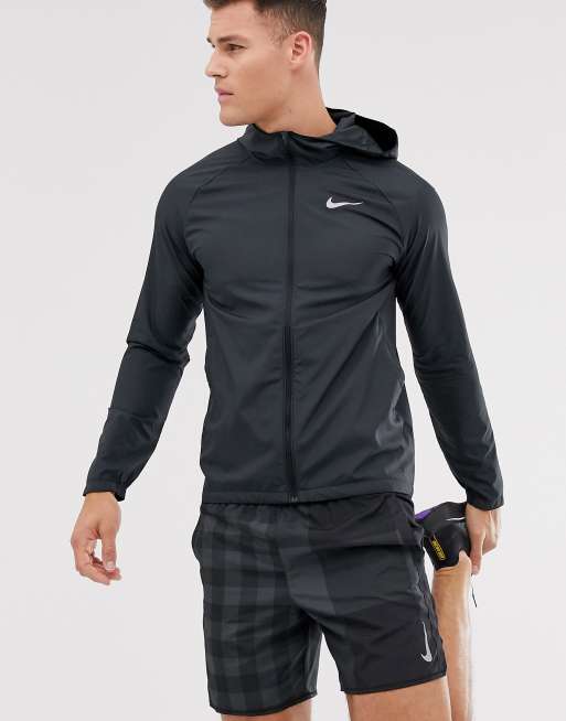 Nike Running Essential jacket in black | ASOS