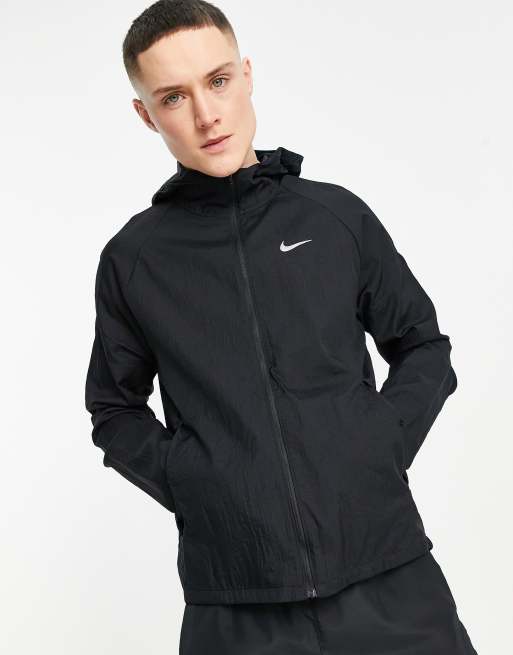 Nike Running Essential jacket in black