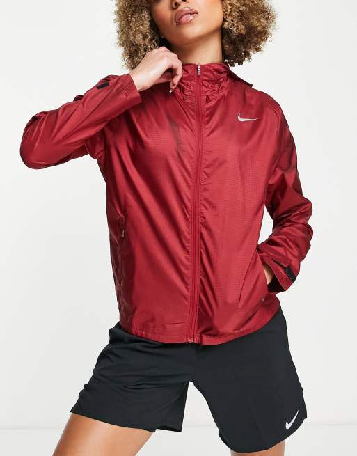 Maroon nike windbreaker womens on sale