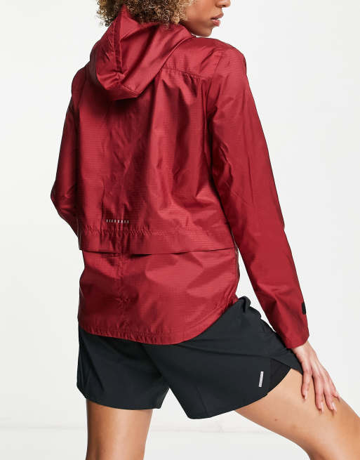 Burgundy nike 2025 windbreaker womens