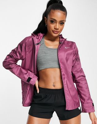 Nike Running Essential jacket in pink