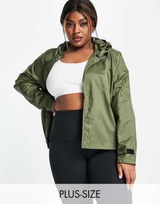 Plus size windbreaker jacket hot sale nike