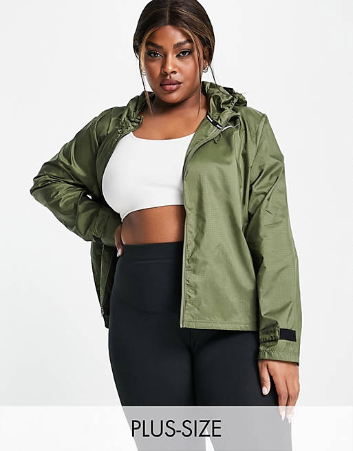 Nike Running Essential Plus jacket in khaki | ASOS