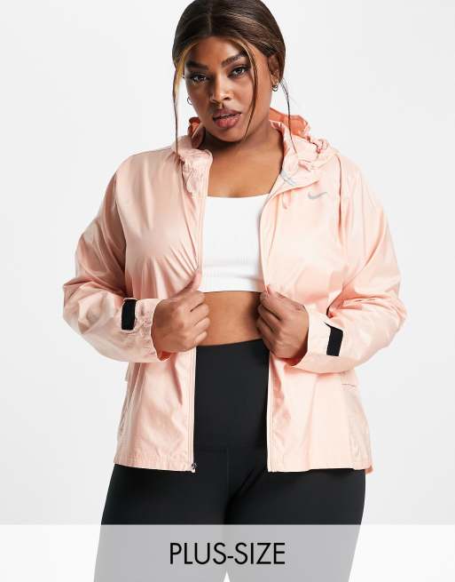 Nike Running Essential Plus jacket light pink