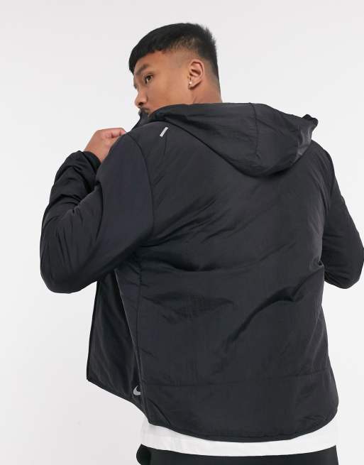 Nike Running Essentials aerolayer jacket in black