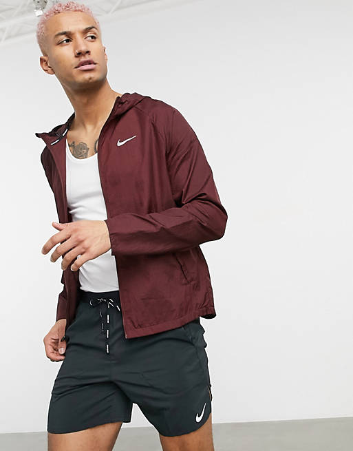 Jackets & Coats Nike Running Essentials hooded jacket in red 
