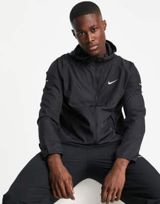 Nike Running Essentials jacket in black