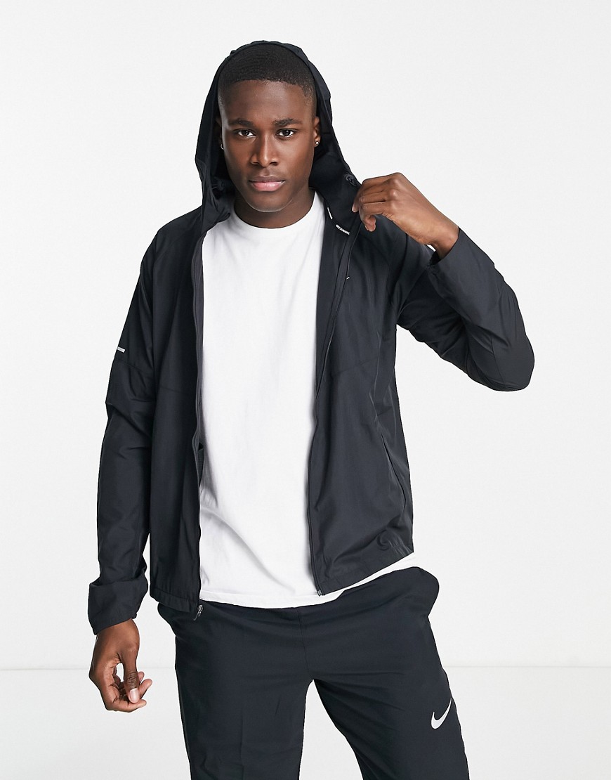 Nike Running Essentials jacket in black