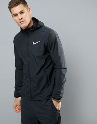 Nike Running essentials jackets in black 856892-010 | ASOS