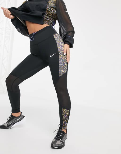 Nike Running Fast Tight leggings in black, ASOS