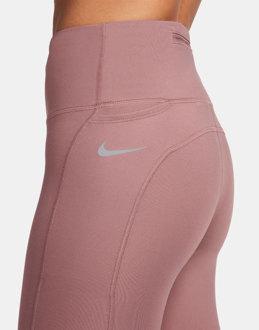 Nike Training Sculpt leggings in mauve