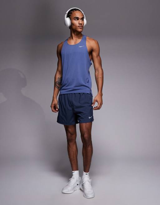 Nike Running Fast Dri-FIT vest in navy, 2 of 5