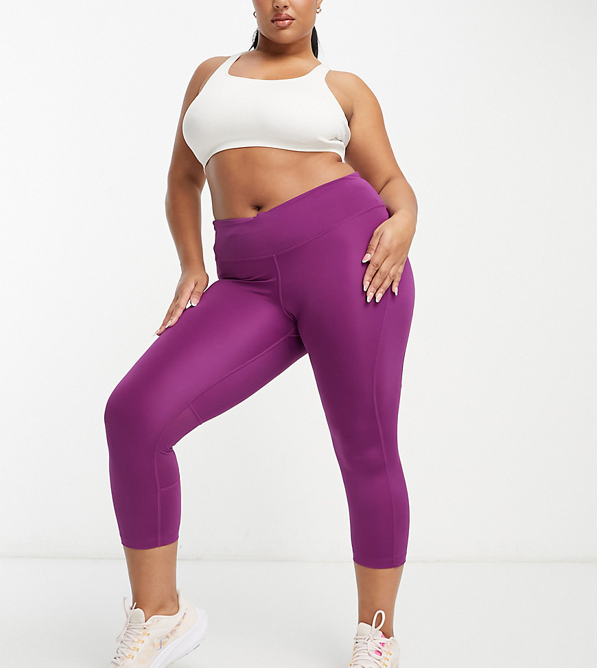 Nike Running Fast Plus Dri-FIT cropped leggings in purple
