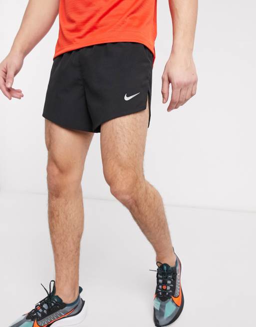 Nike Running Fast 5 inch shorts in black