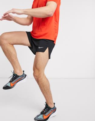 nike running fast shorts in black