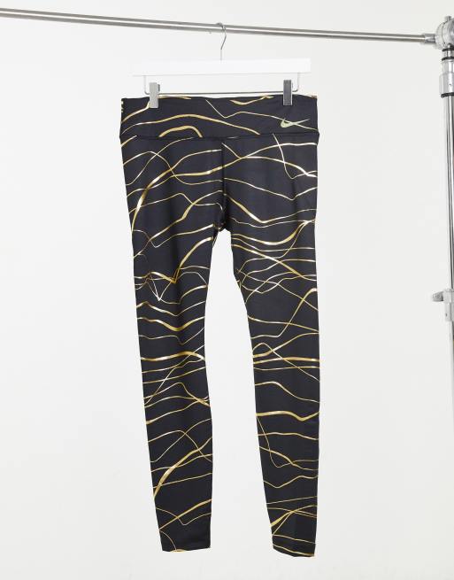 Legging nike doré new arrivals