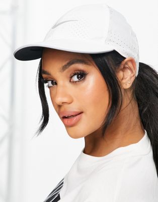 Nike Running Featherlite hat in white - ASOS Price Checker