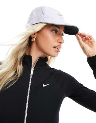 Nike Running Featherlite hat in purple - ASOS Price Checker
