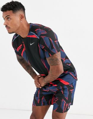 Nike Running Fiesta Floral t-shirt in 