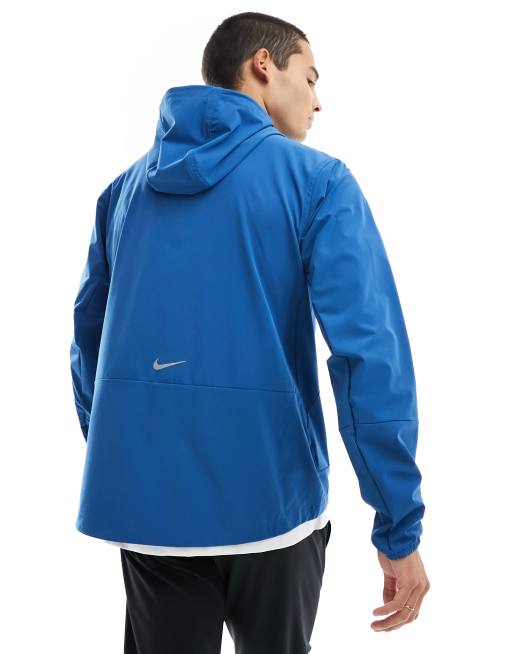 Nike Running Flash reflective jacket in blue ASOS