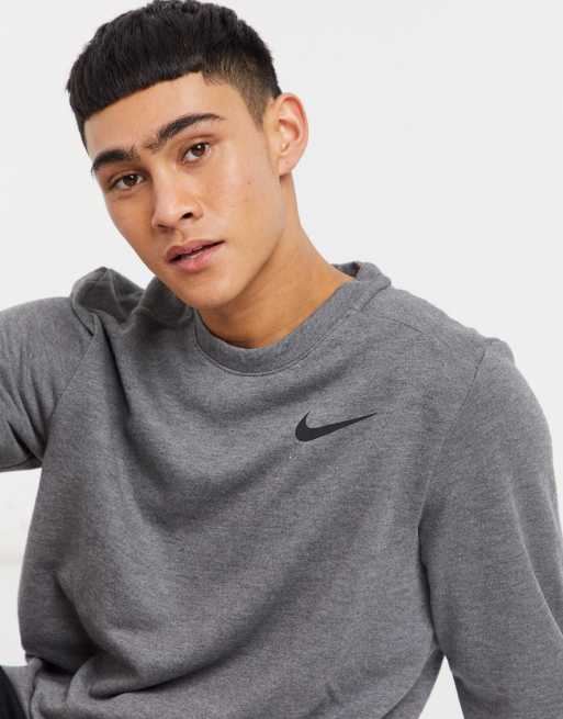 Nike foundation hotsell crew sweatshirt grey