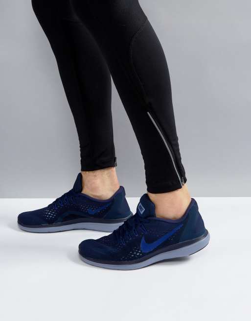 Nike Running Flex 2017 rn trainers in navy 898457 404