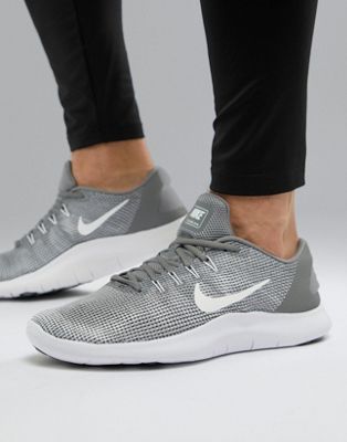 Nike Running Flex 2018 trainers in grey aa7397-010 | ASOS